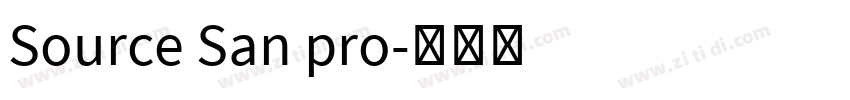 Source San pro字体转换 Source San pro字体转换
